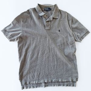 Mens Gray Polo Ralph Lauren Shirt Size Large
